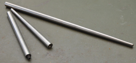 titanium chopsticks, one separated, one assemblesd