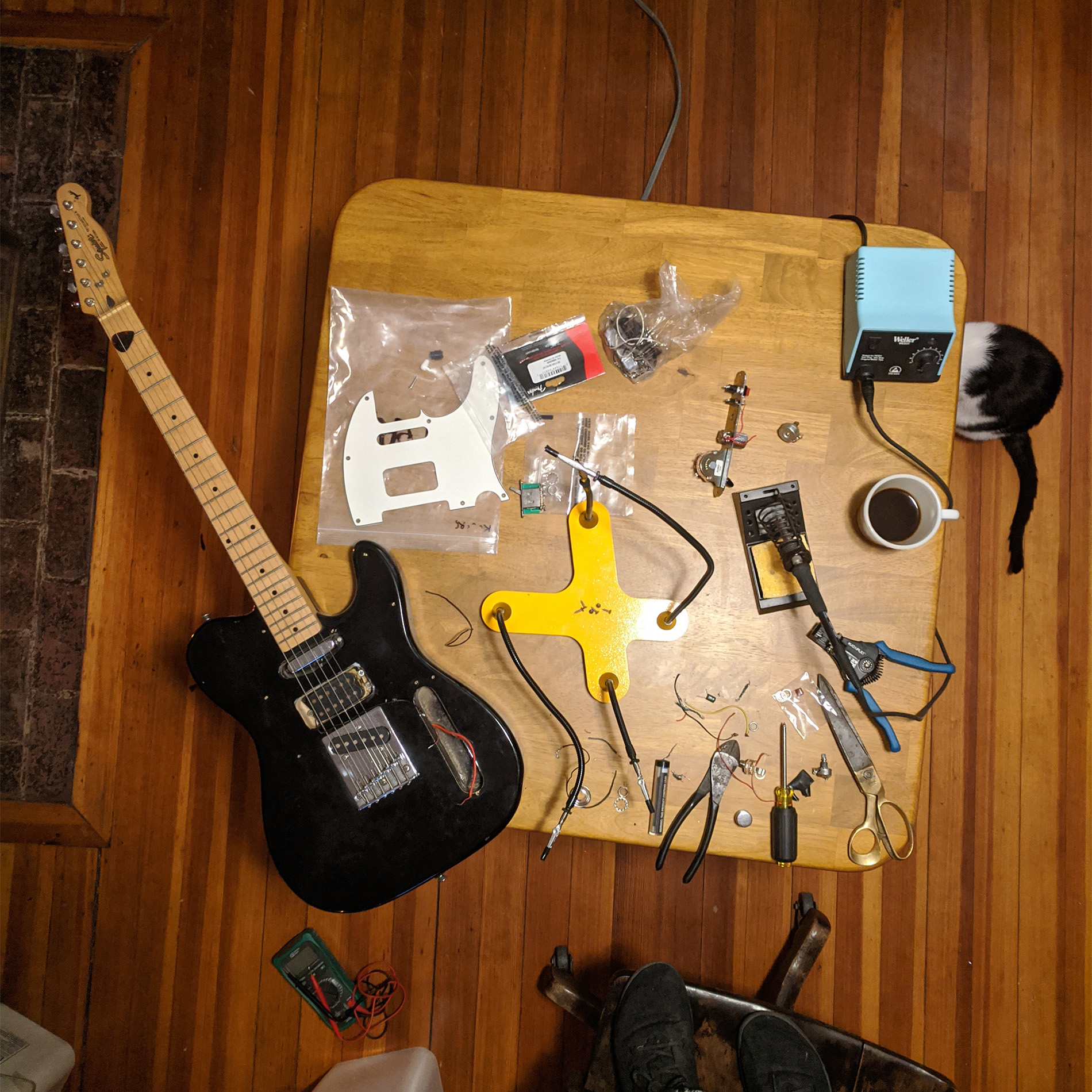 customizing an electric guitar