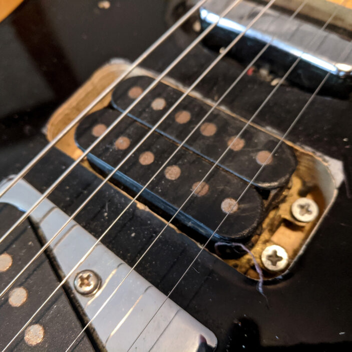 custom guitar pickup addition