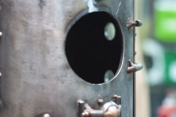 dome hole with bevel