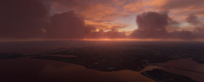 Dublin sunset