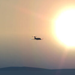 flying into the virtual sunset