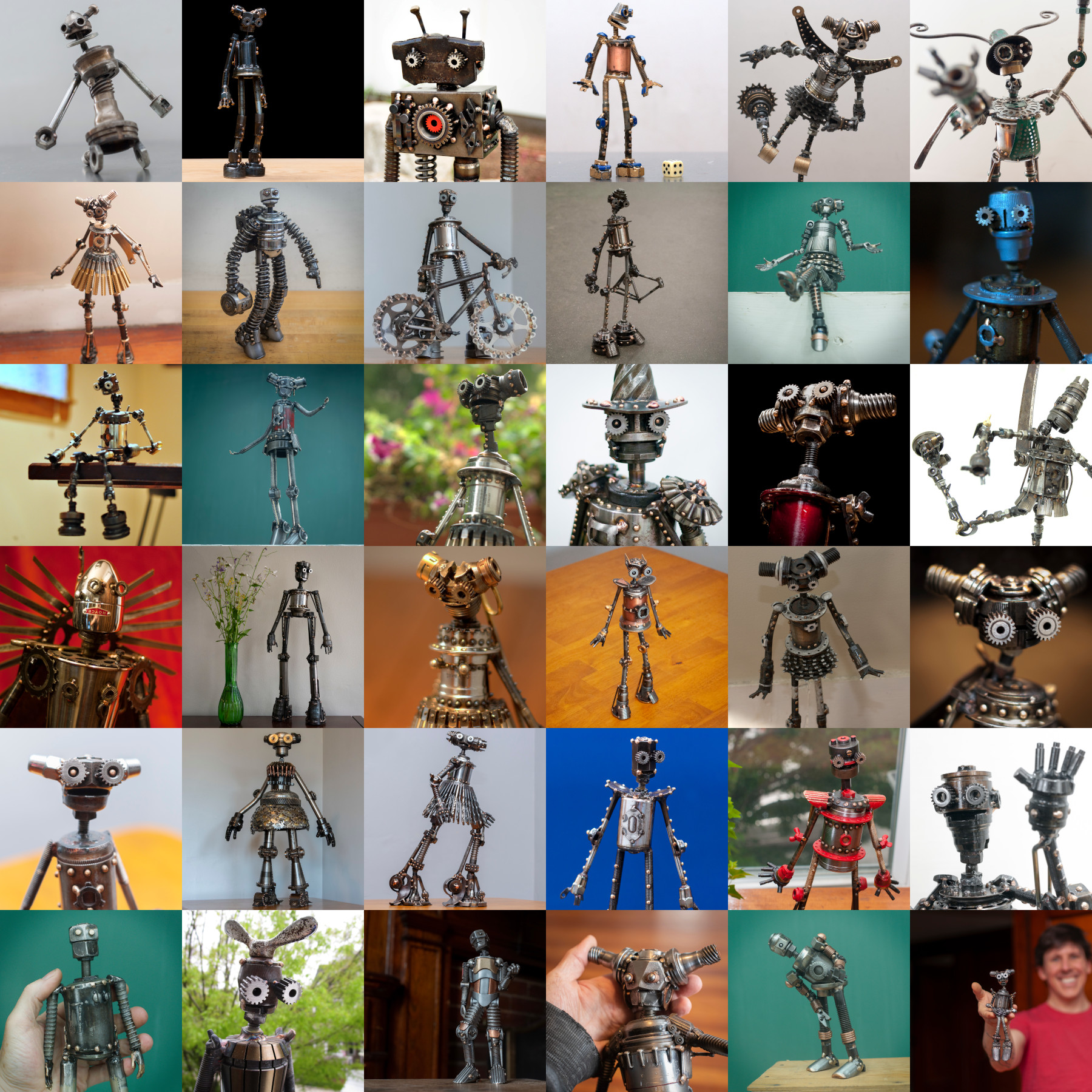 Robot Reunion Collage